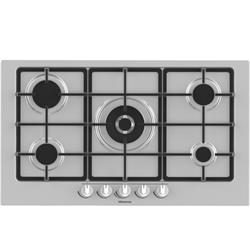 PIANO GAS 5F 90CM INOX