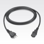 CORD:AC PWR,18AWG,250V,10A,1.8M BLK ITALY