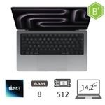 MBP 14,2 (2023)M3-8C/8/512/10C GPU/SG/2