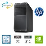 HP Z4 G4 TOWER W-2123/32/NVME512/M2000/