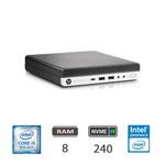 HP 800 G4 DM I5-8500T/8/NVME256/W11P/2Y