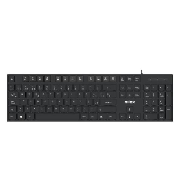 NILOX TASTIERA USB-A NERO