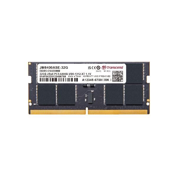 TRANSCEND 32GB JM DDR5 6400 CSODIMM CL52 1.1V